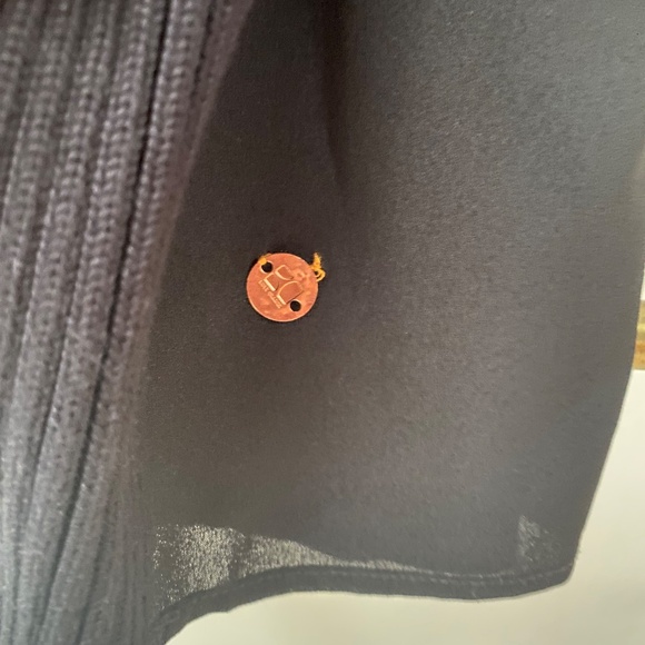 Hugo Boss Orange Short Sleeves Black Lined Casual Party Elegant Dress Size 2 - Picture 4 of 8